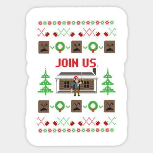 Evil Dead Ugly Sweater Sticker